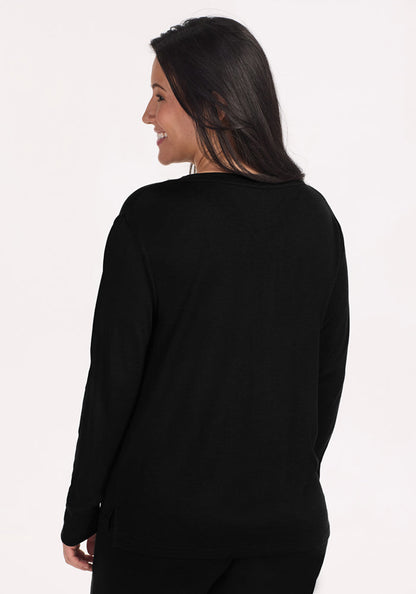 Ashlie Lounge Top • Final Sale Deal! - Black