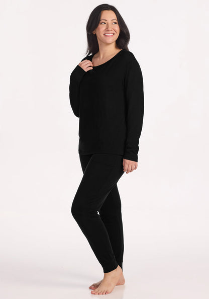 Ashlie Lounge Top • Final Sale Deal! - Black