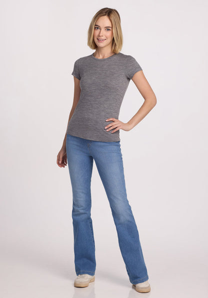 Addie Crew Neck - Graphite Heather