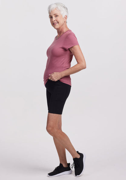 Addie Crew Neck - Powdered Rose