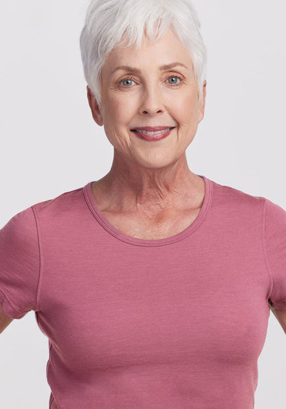 Addie Crew Neck - Powdered Rose