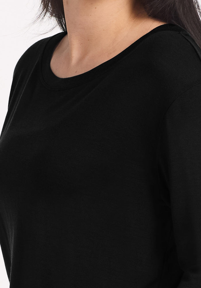 Ashlie Lounge Top • Final Sale Deal! - Black