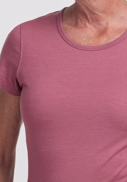 Addie Crew Neck - Powdered Rose