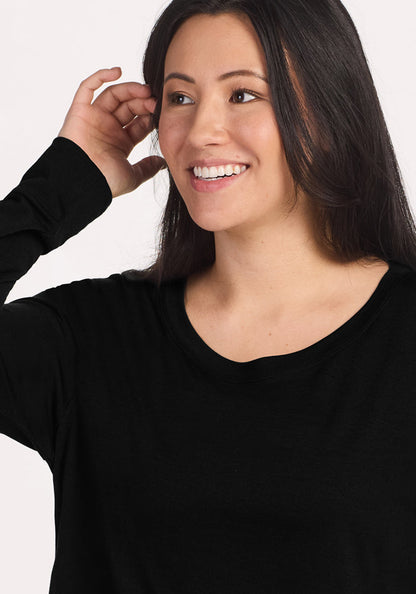 Ashlie Lounge Top • Final Sale Deal! - Black