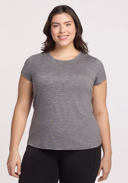 Addie Crew Neck - Graphite Heather