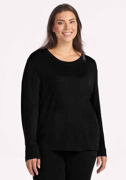 Ashlie Lounge Top • Final Sale Deal! - Black