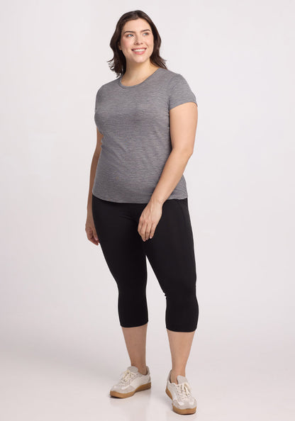 Addie Crew Neck - Graphite Heather