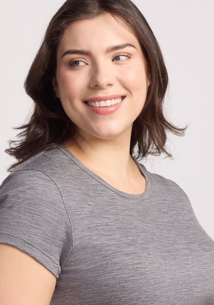 Addie Crew Neck - Graphite Heather