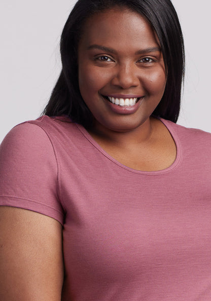 Addie Crew Neck - Powdered Rose